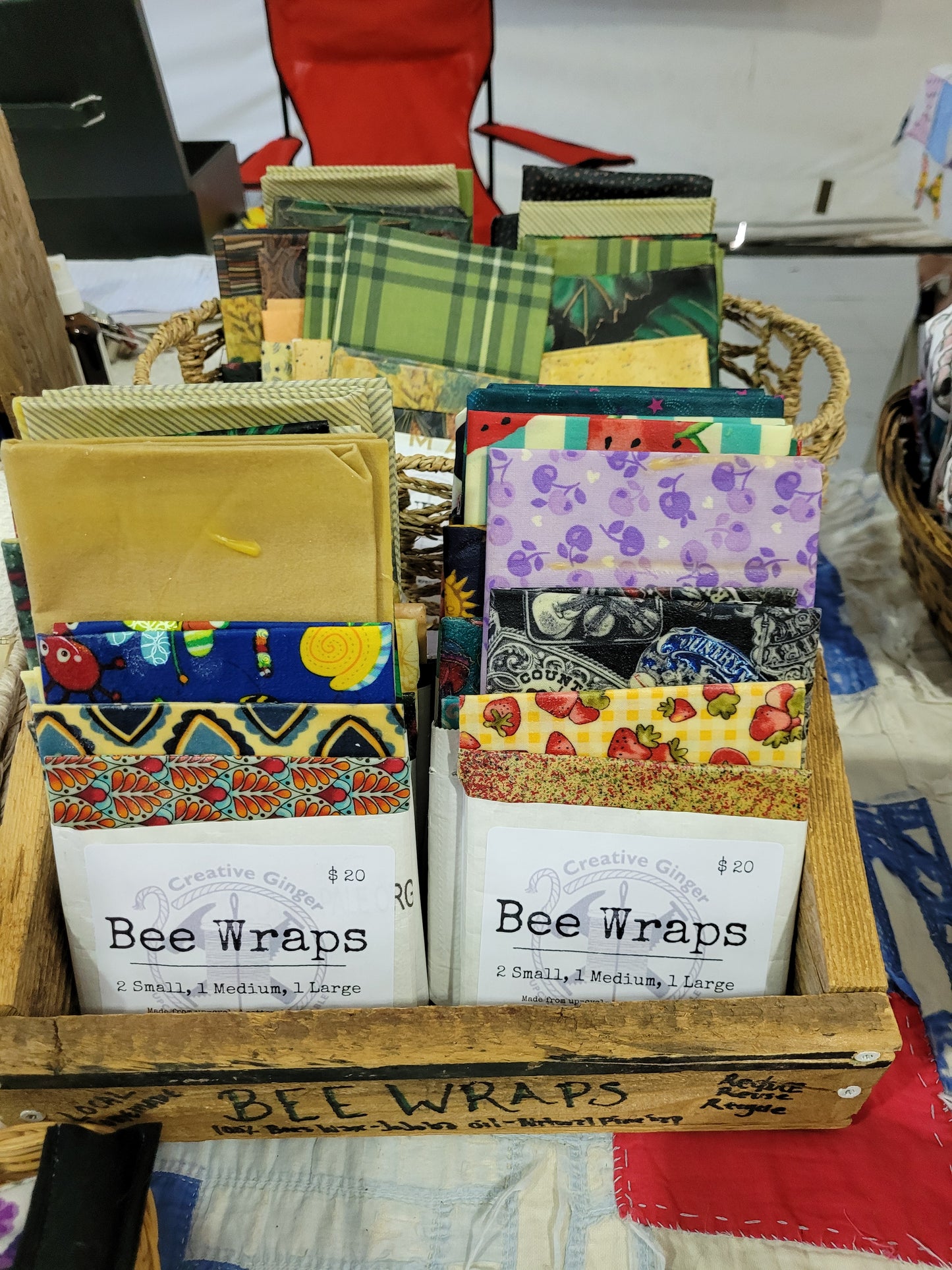 Creative Ginger’s Reusable Bee Wraps