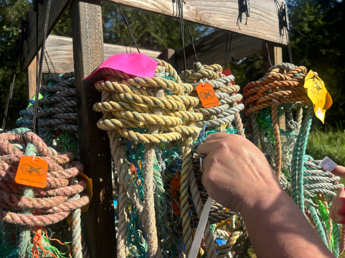 Upcycled Mariner "Jazzy Jellyfish" Hanging Decor