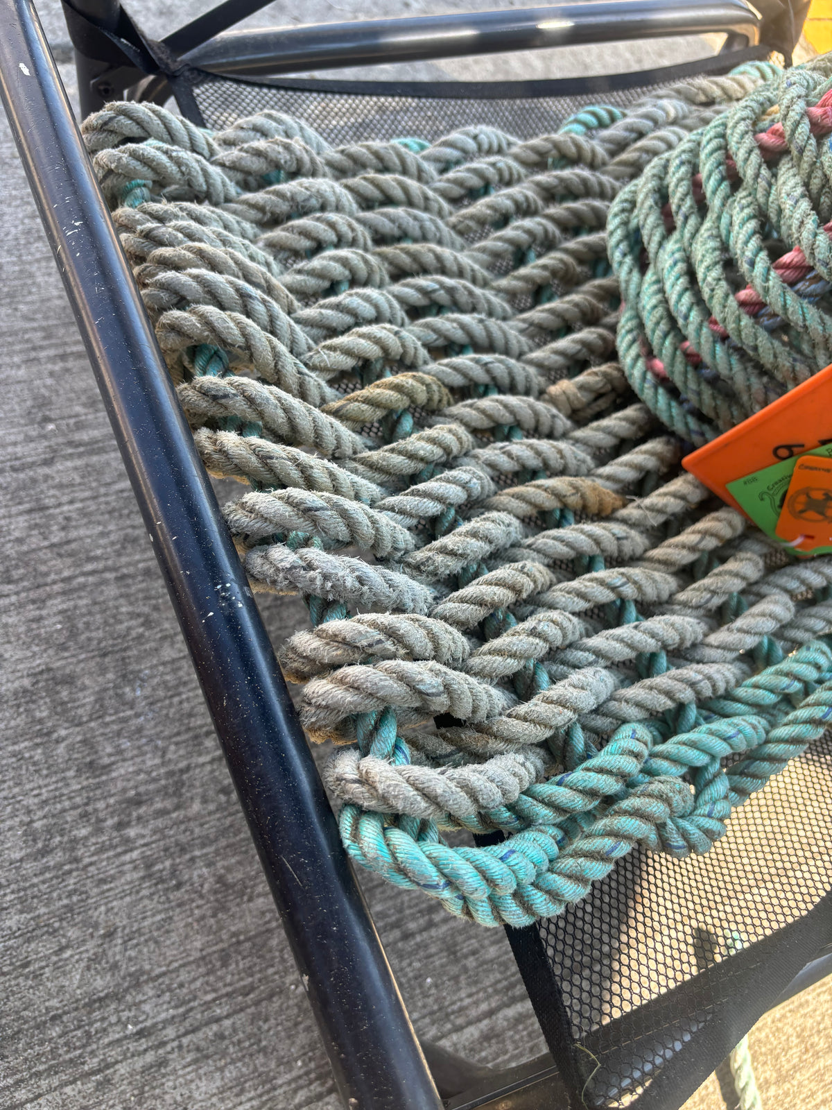 Upcycled Commercial Crab Pot Rope Mats
