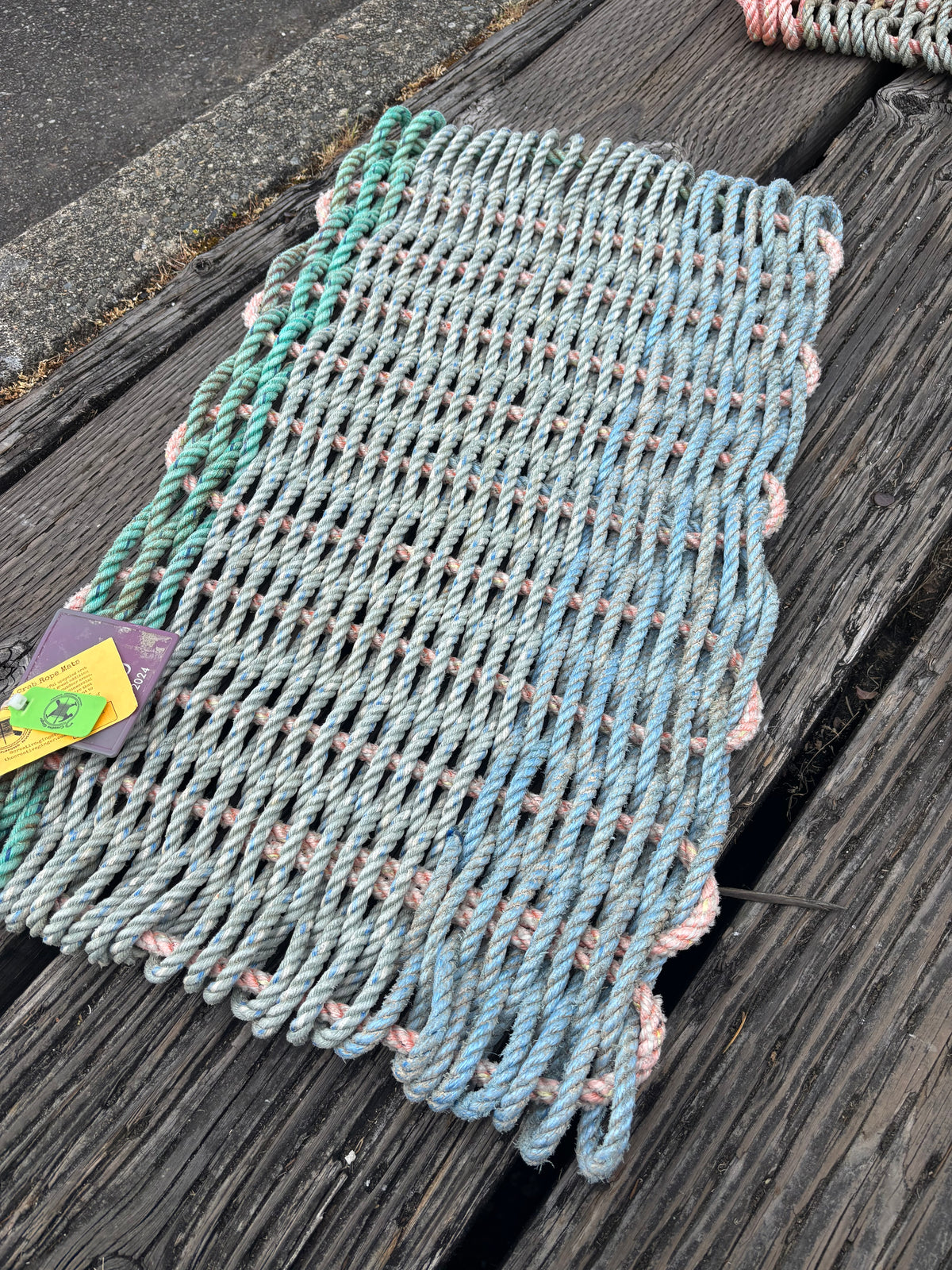 Upcycled Commercial Crab Pot Rope Mats