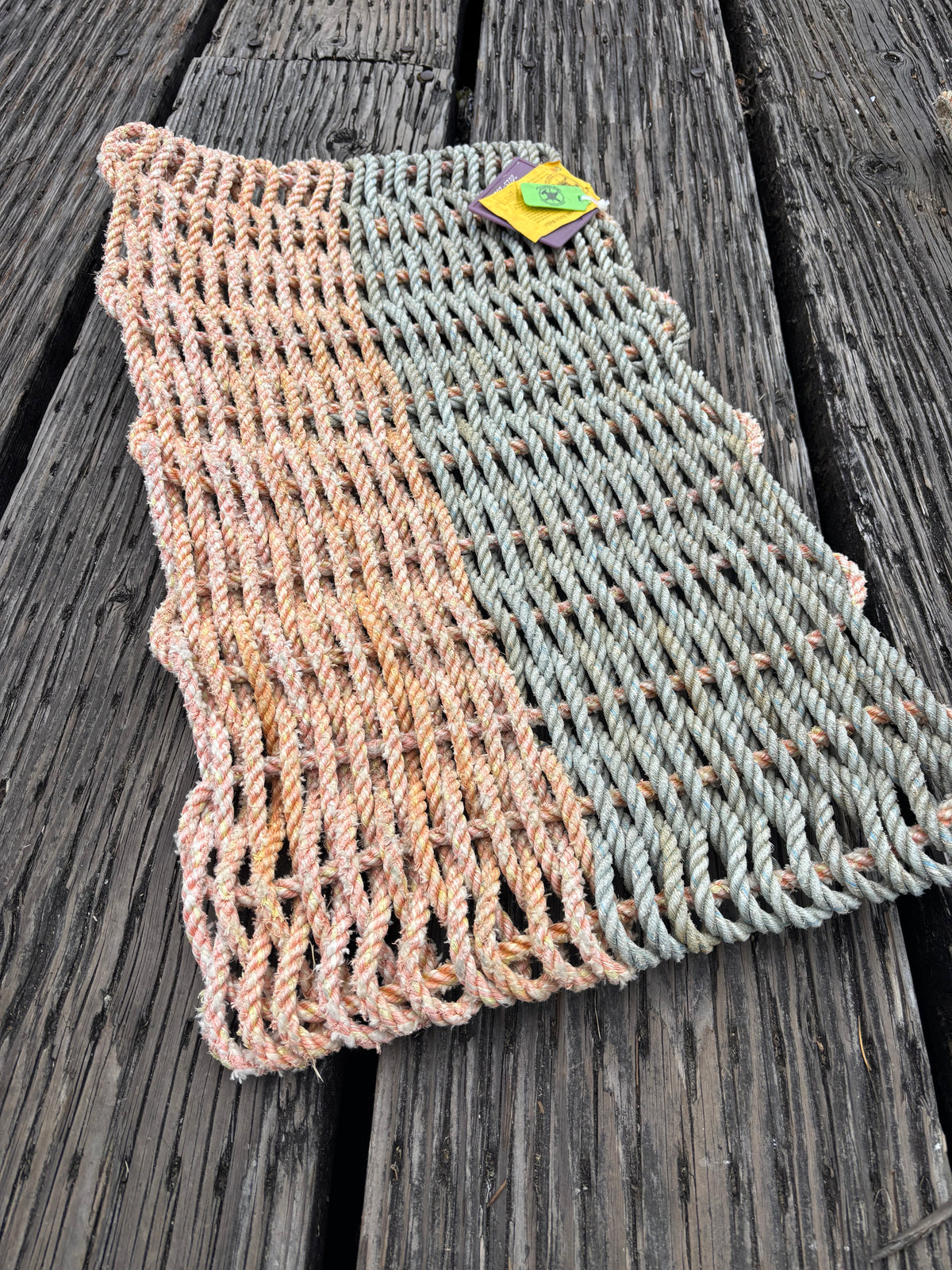Upcycled Commercial Crab Pot Rope Mats