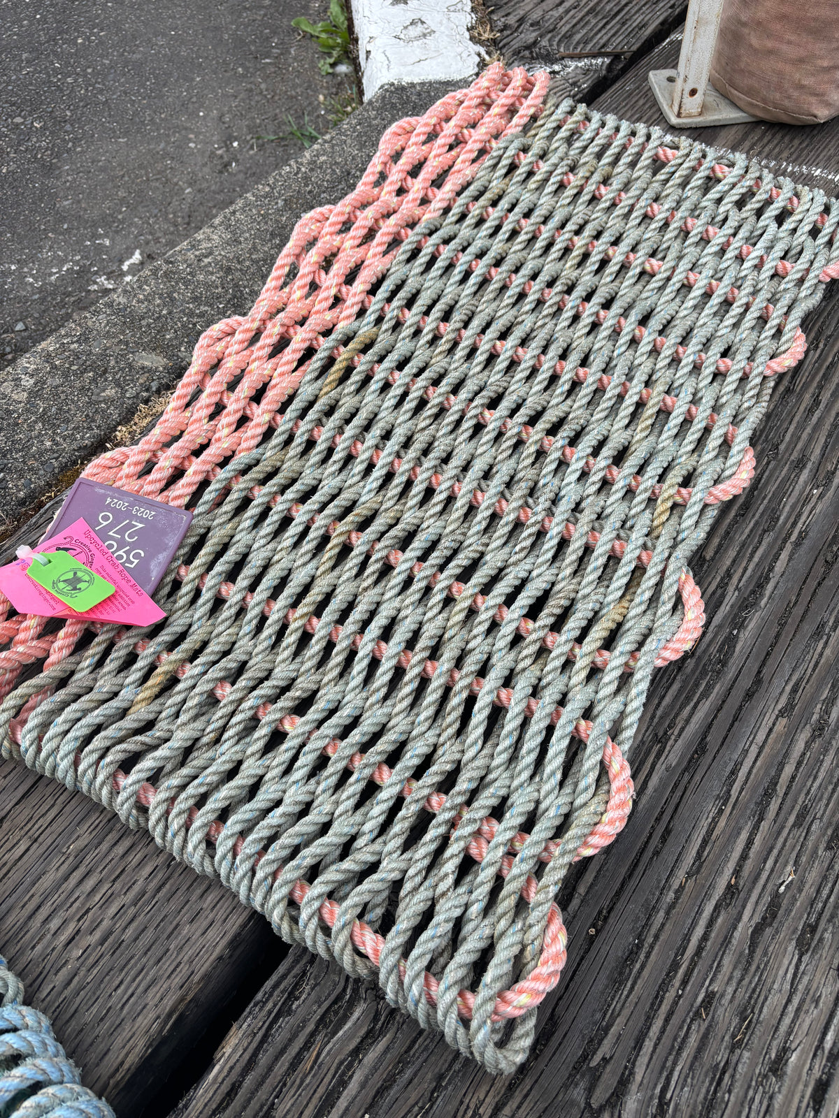 Upcycled Commercial Crab Pot Rope Mats
