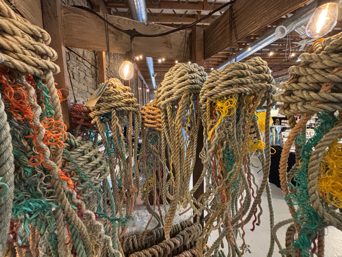 Upcycled Mariner "Jazzy Jellyfish" Hanging Decor